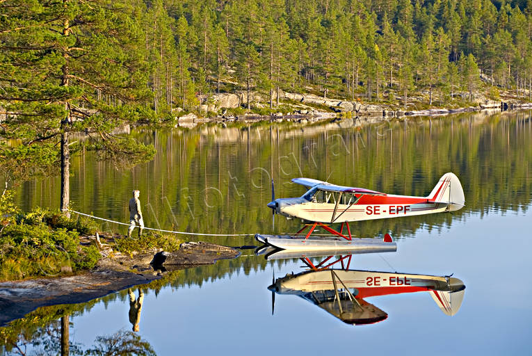aeroplane, aeroplane, aviation, Bod lake, communications, Cub, floats, fly, Forsan, Piper, pontoons, seaplane, super cub