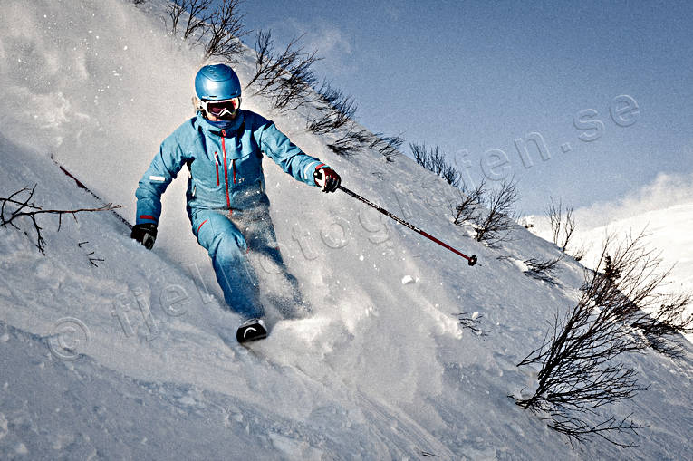down-hill running, loose snow, offpist, playtime, seasons, skier, snow, winter, ventyr