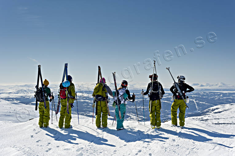 Areskutan, down-hill running, offpist, playtime, skier, skies, skiing, sport, winter, ventyr