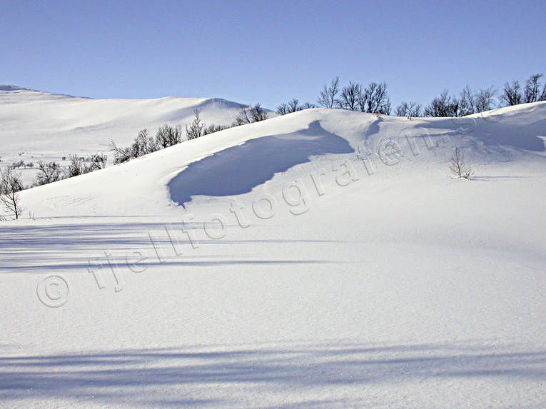 Jamtland, landscapes, mountain, mountains, snow, snow cornice, winter