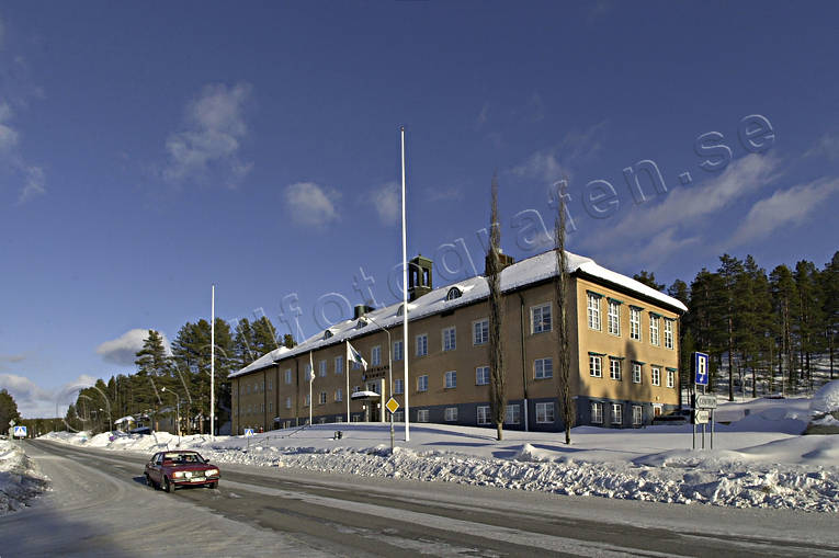 community, Lapland, municipal house, municipality, samhllen, Storuman, winter