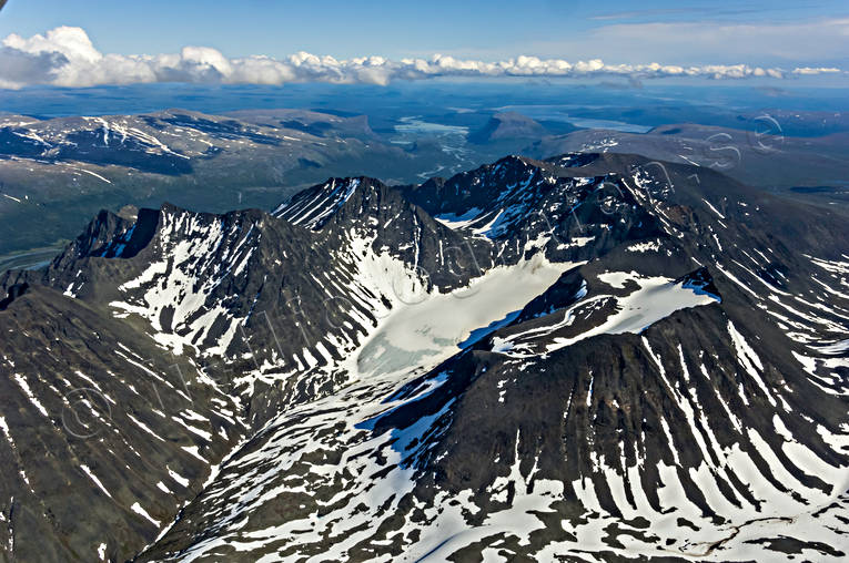 aerial photo, aerial photo, aerial photos, aerial photos, drone aerial, drnarfoto, landscapes, Lapland, national park, Sarek, summer