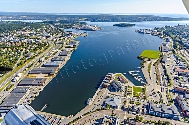 aerial photo, aerial photo, aerial photos, aerial photos, drone aerial, drnarfoto, harbour, landscapes, Medelpad, port quay, small-boat harbour, stder, summer, Sundsvall, Sundsvallsfjrden
