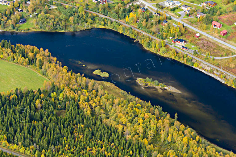 aerial photo, aerial photo, aerial photos, aerial photos, are river, autumn, drone aerial, drnarfoto, fishing spots, Jamtland, stream, Tegeforsen, water fall, watercourse