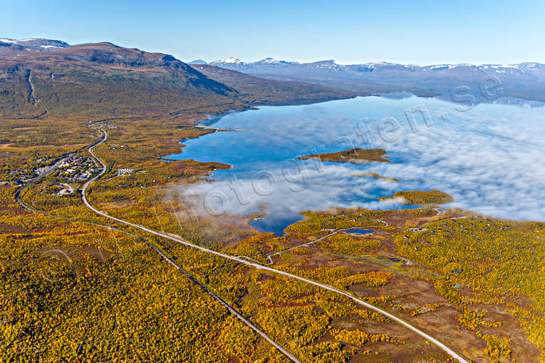 Abisko, aerial photo, aerial photo, aerial photos, aerial photos, autumn, drone aerial, drnarfoto, landscapes, Lapland, Swedish Mountains, torne trask