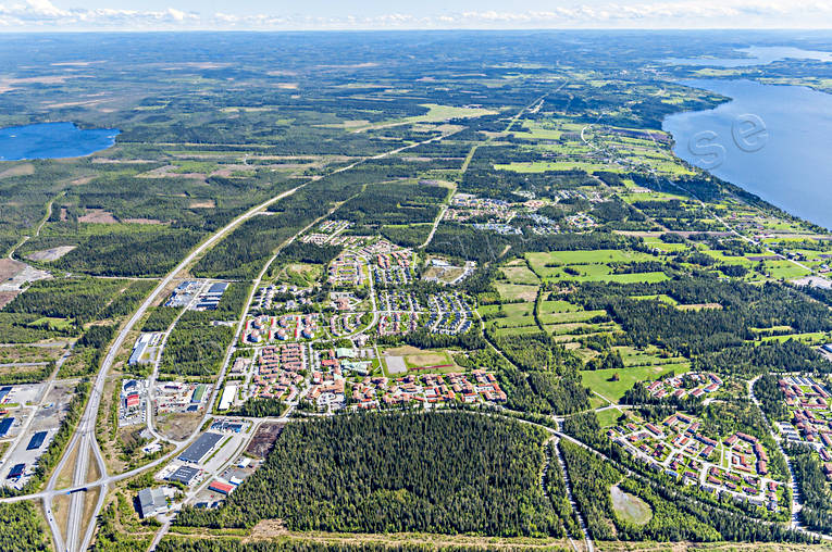 aerial photo, aerial photo, aerial photos, aerial photos, drone aerial, drnarfoto, E14 highway, Jamtland, Ostersund, stder, Torvalla