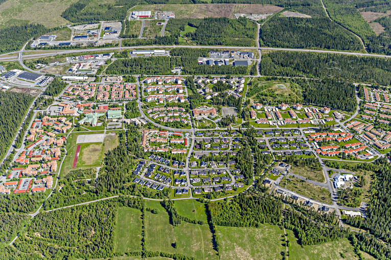 aerial photo, aerial photo, aerial photos, aerial photos, drone aerial, drnarfoto, Jamtland, Odensala, Ostersund, stder, summer, Torvalla