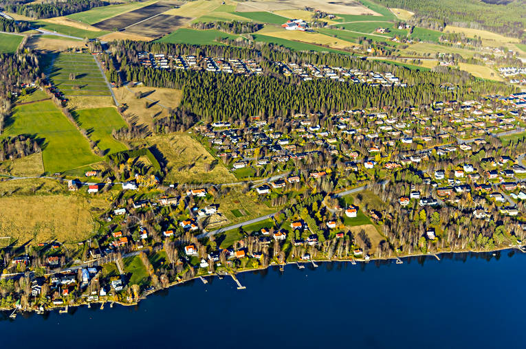 aerial photo, aerial photo, aerial photos, aerial photos, autumn, drone aerial, drnarfoto, Froson, Jamtland, Ostersund, stder, valla