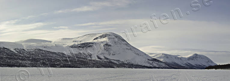 Ammarnas, landscapes, Lapland, mountain, panorama, panorama pictures, Tjultrasket, Vindel mountains, winter