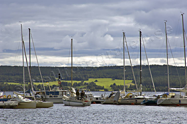 boat, boat harbour, city, Jamtland, Ostersund, port, sailing boats, small boats, small-boat harbour, stder, summer