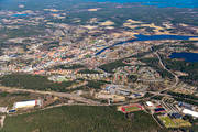 aerial photo, aerial photo, aerial photos, aerial photos, drone aerial, drnarfoto, Halsingland, Hllsen, Klossdammen, samhllen, spring, stder, Sderhamn