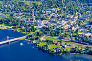 aerial photo, aerial photo, aerial photos, aerial photos, drone aerial, drnarfoto, Jamtland, samhllen, Stroms Vattudal, Strmsund, summer, Vattudalen