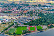 aerial photo, aerial photo, aerial photos, aerial photos, drone aerial, drnarfoto, Revnbbet, samhllen, Skne, summer, Ystad