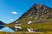 fly, landscapes, Lapland, Livamjaure, Livamvagge, seaplane, seaplane, summer, Suorrekaise