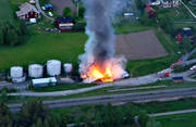 aerial photo, aerial photo, aerial photos, aerial photos, cisterns, tanks, hoppers, conflagration, fire, fire disaster, conservation, drone aerial, drnarfoto, environment, environmental damage, environmental influence, fire, fire, nature, oil cisterns, oil tanks, on fire, pollution