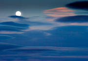 ambience, blue, blue, cloud, full moon, moon, nature, sky, skymining, stningsbild