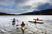 Are lake, autumn, communications, kayak, lake, outdoor life, tube, paddle, water, water sports, ventyr
