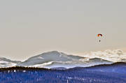 Jamtland, landscapes, mountain, paragliding, screen, sport, Storsnasen, various, winter, ventyr