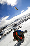 screen, snow kite, snow-board, sport, various, winter