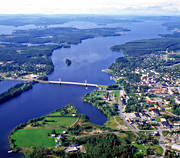 aerial photo, aerial photo, aerial photos, aerial photos, bridge, drone aerial, drnarfoto, Jamtland, samhllen, Stroms Vattudal, Stromsund bridge, Strmsund, Vattudalen
