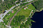 aerial photo, aerial photo, aerial photos, aerial photos, cabins, drone aerial, drnarfoto, farms, Gallo, Jamtland, summer, Viken, villas
